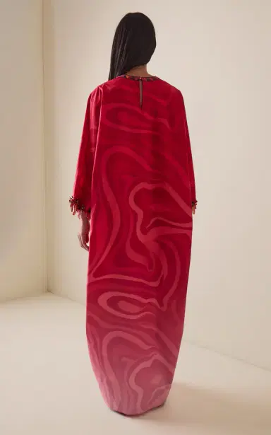 PUCCI Exclusive La Isla Embroidered Kaftan Maxi Dress | Thumbnail 6 PUCCI Exclusive La Isla Embroidered Kaftan Maxi Dress | Thumbnail 6