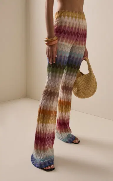 Missoni Multicolored Flared Pants | Thumbnail 3 Missoni Multicolored Flared Pants | Thumbnail 3