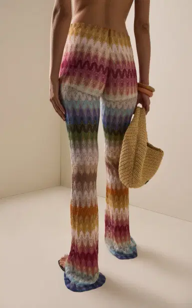 Missoni Multicolored Flared Pants | Thumbnail 4 Missoni Multicolored Flared Pants | Thumbnail 4