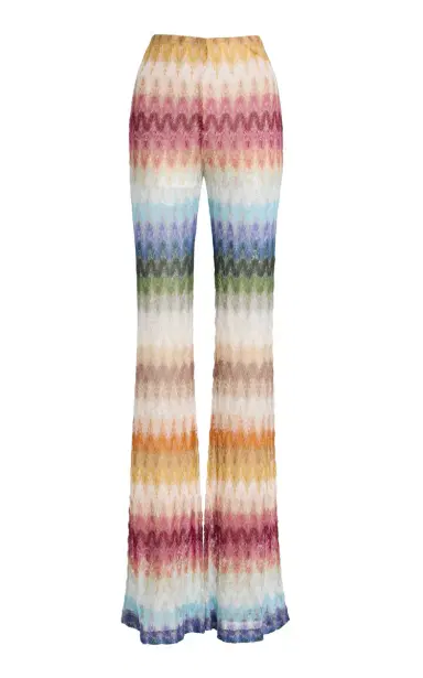 Missoni Multicolored Flared Pants | Thumbnail 1 Missoni Multicolored Flared Pants | Thumbnail 1