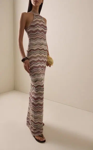 Missoni Wave Knitted Maxi Dress | Thumbnail 3 Missoni Wave Knitted Maxi Dress | Thumbnail 3
