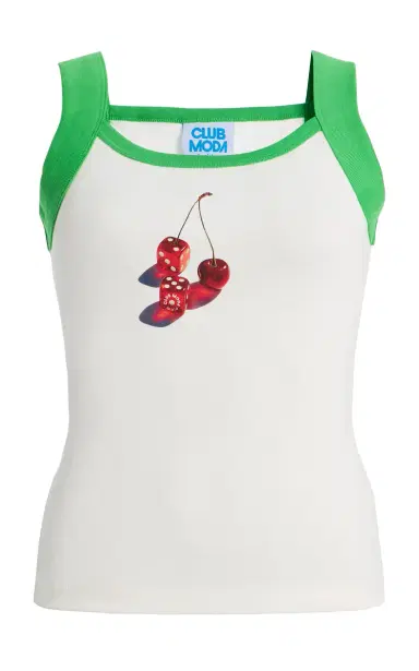 Club Moda Exclusive La Isla Cherry Dice Cotton Tank Top | Thumbnail 22 Club Moda Exclusive La Isla Cherry Dice Cotton Tank Top | Thumbnail 22