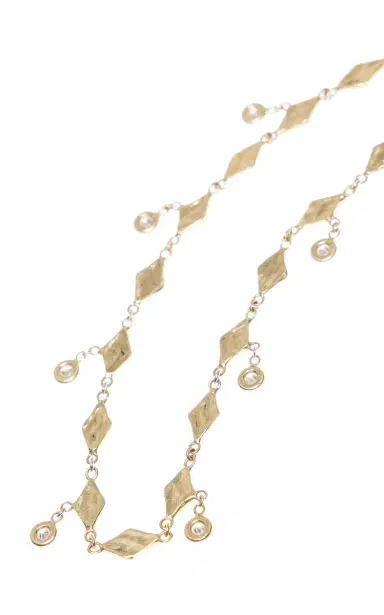 Jacquie Aiche 14K Yellow Gold And Diamond Shakers Anklet | Thumbnail 3 Jacquie Aiche 14K Yellow Gold And Diamond Shakers Anklet | Thumbnail 3