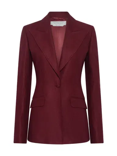 Gabriela Hearst Leiva Linen Twill Blazer | Thumbnail 1 Gabriela Hearst Leiva Linen Twill Blazer | Thumbnail 1