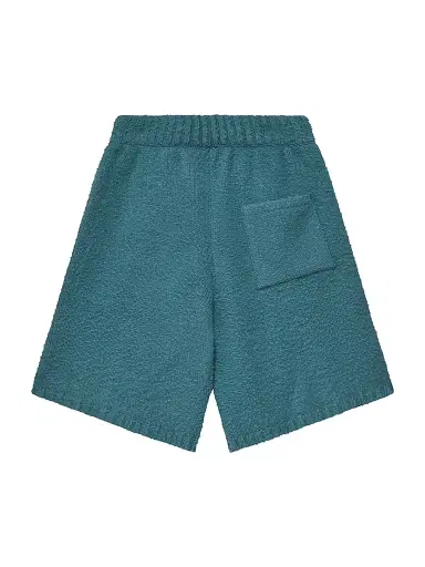 The Elder Statesman Men's Vail Textured Cashmere Shorts - Cypress | Thumbnail 3 The Elder Statesman Men's Vail Textured Cashmere Shorts - Cypress | Thumbnail 3