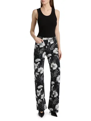 R13 Women's Jane Floral Jeans | Thumbnail 2 R13 Women's Jane Floral Jeans | Thumbnail 2