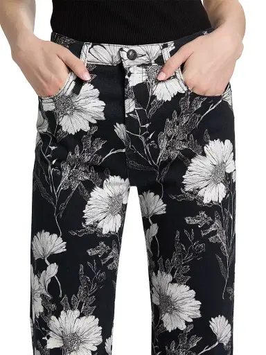R13 Women's Jane Floral Jeans | Thumbnail 6 R13 Women's Jane Floral Jeans | Thumbnail 6