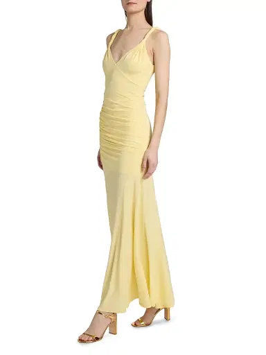 Alice + Olivia Women's Bianca Twist-Strap Maxi Dress | Thumbnail 4 Alice + Olivia Women's Bianca Twist-Strap Maxi Dress | Thumbnail 4