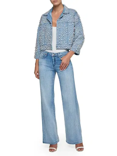 L'AGENCE Women's Joanne Low-Rise Wide-Leg Jeans - Dry Ice | Thumbnail 2 L'AGENCE Women's Joanne Low-Rise Wide-Leg Jeans - Dry Ice | Thumbnail 2