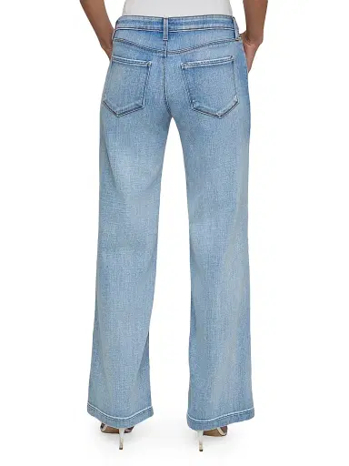 L'AGENCE Women's Joanne Low-Rise Wide-Leg Jeans - Dry Ice | Thumbnail 5 L'AGENCE Women's Joanne Low-Rise Wide-Leg Jeans - Dry Ice | Thumbnail 5