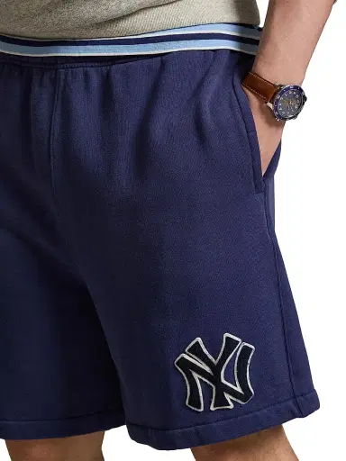 Polo Ralph Lauren Men's Yankees Vintage Fleece Shorts | Thumbnail 5 Polo Ralph Lauren Men's Yankees Vintage Fleece Shorts | Thumbnail 5