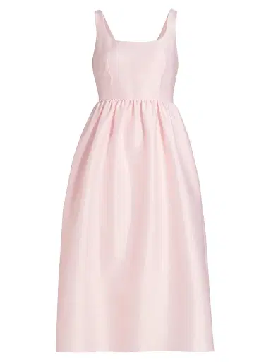 Self-Portrait Women's Taffeta Sleeveless Midi-Dress | Thumbnail 1 Self-Portrait Women's Taffeta Sleeveless Midi-Dress | Thumbnail 1