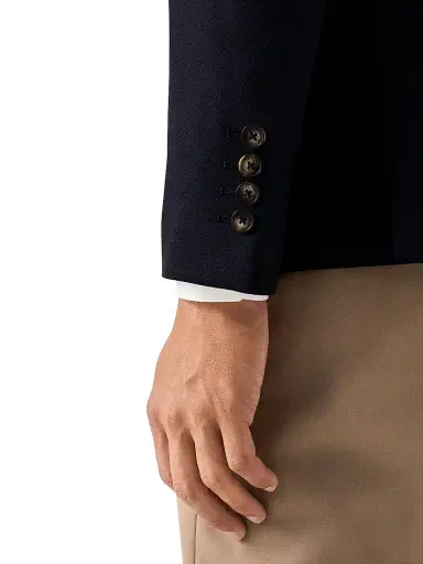 Eton Men's Lana Tech Soft Travel Jacket - Blue | Thumbnail 4 Eton Men's Lana Tech Soft Travel Jacket - Blue | Thumbnail 4