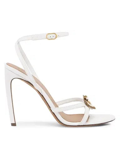 Dolce & Gabbana Women's Devotion 105MM Strappy Leather Sandals | Thumbnail 1 Dolce & Gabbana Women's Devotion 105MM Strappy Leather Sandals | Thumbnail 1