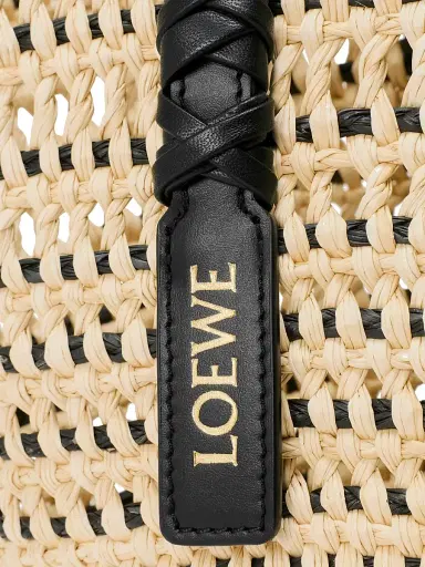 Loewe Women's x Paula's Ibiza Braided Raffia Basket Bag - Natural Black | Thumbnail 7 Loewe Women's x Paula's Ibiza Braided Raffia Basket Bag - Natural Black | Thumbnail 7