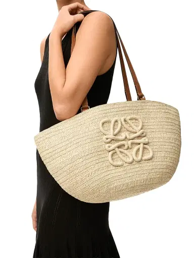 LOEWE Women's x Paula's Ibiza Eclipse Raffia Basket Bag - Natural Tan | Thumbnail 3 LOEWE Women's x Paula's Ibiza Eclipse Raffia Basket Bag - Natural Tan | Thumbnail 3