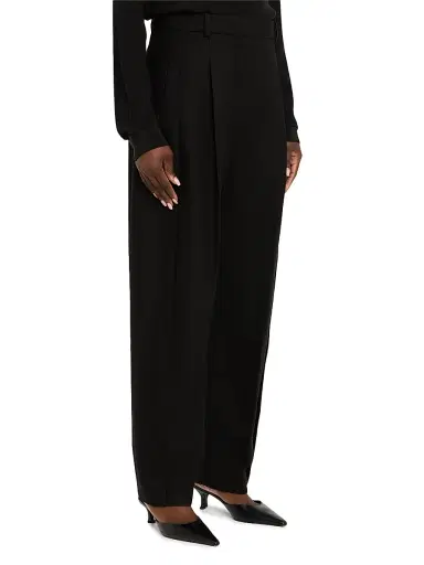 Lanvin Women's Cigarette Wool Slit Trousers | Thumbnail 3 Lanvin Women's Cigarette Wool Slit Trousers | Thumbnail 3