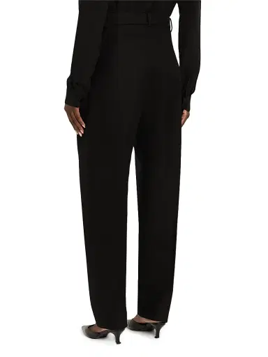 Lanvin Women's Cigarette Wool Slit Trousers | Thumbnail 4 Lanvin Women's Cigarette Wool Slit Trousers | Thumbnail 4