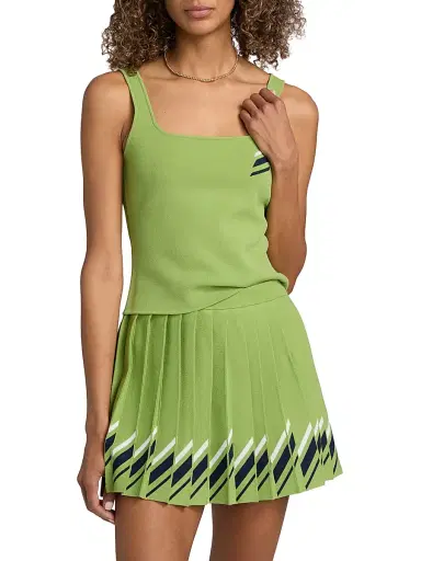 Tanya Taylor Women's Garbine Knit Top - Meadow Green | Thumbnail 3 Tanya Taylor Women's Garbine Knit Top - Meadow Green | Thumbnail 3