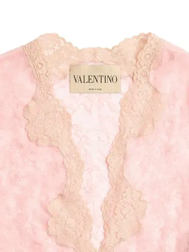 Valentino Garavani Women's Stretch Lace Bodysuit - Pink | Thumbnail 6 Valentino Garavani Women's Stretch Lace Bodysuit - Pink | Thumbnail 6