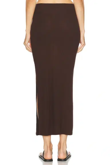 ENZA COSTA Silk Rib Essential Skirt | Thumbnail 4 ENZA COSTA Silk Rib Essential Skirt | Thumbnail 4