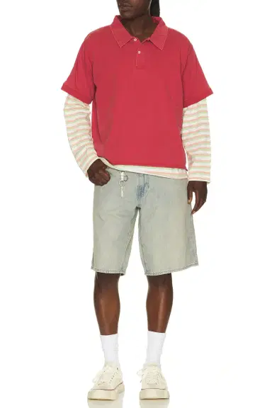 Found Double Layer Stripe Tee | Thumbnail 3 Found Double Layer Stripe Tee | Thumbnail 3