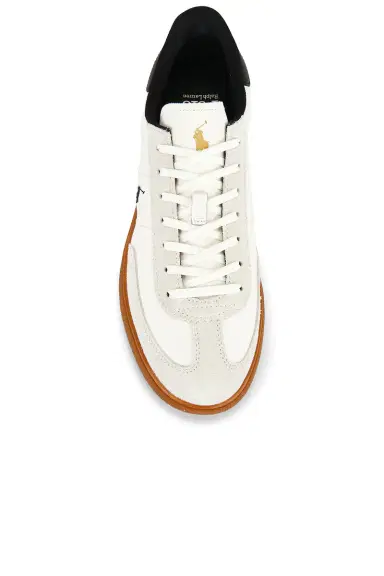 Polo Ralph Lauren Bedford Leather & Suede Low Top Sneaker | Thumbnail 4 Polo Ralph Lauren Bedford Leather & Suede Low Top Sneaker | Thumbnail 4