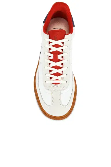 Polo Ralph Lauren Bedford Leather & Suede Low Top Sneaker | Thumbnail 4 Polo Ralph Lauren Bedford Leather & Suede Low Top Sneaker | Thumbnail 4
