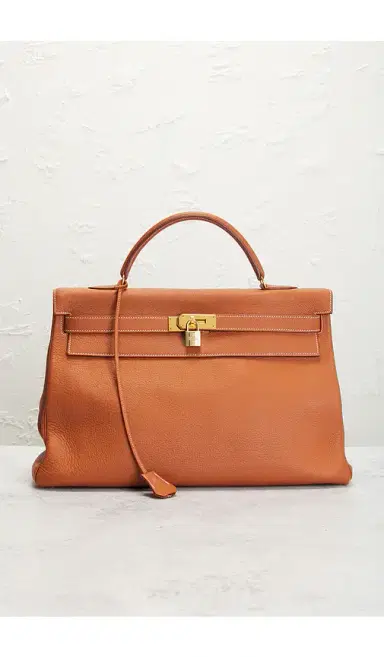 FWRD Renew Hermes Taurillon Clemence Kelly 40 Handbag | Thumbnail 12 FWRD Renew Hermes Taurillon Clemence Kelly 40 Handbag | Thumbnail 12