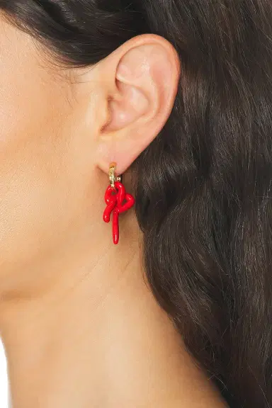 Bottega Veneta Knot Dangle Earrings | Thumbnail 2 Bottega Veneta Knot Dangle Earrings | Thumbnail 2
