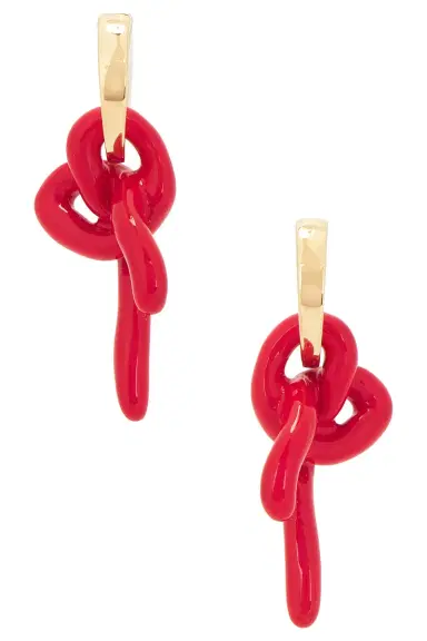 Bottega Veneta Knot Dangle Earrings | Thumbnail 4 Bottega Veneta Knot Dangle Earrings | Thumbnail 4