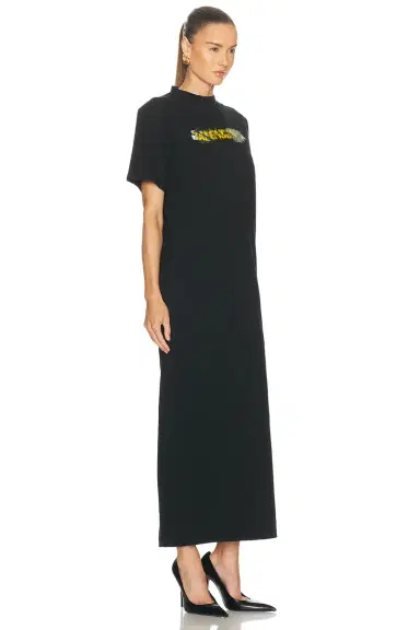 Balenciaga Long T-Shirt Dress | Thumbnail 2 Balenciaga Long T-Shirt Dress | Thumbnail 2