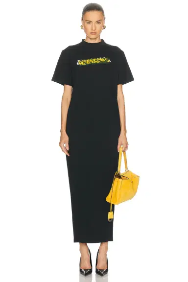 Balenciaga Long T-Shirt Dress | Thumbnail 1 Balenciaga Long T-Shirt Dress | Thumbnail 1