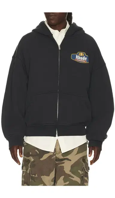 Rhude Racing Crest Zip Up Hoodie | Thumbnail 6 Rhude Racing Crest Zip Up Hoodie | Thumbnail 6