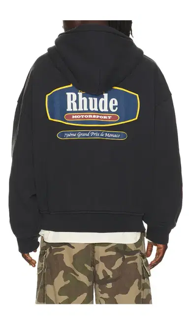 Rhude Racing Crest Zip Up Hoodie | Thumbnail 7 Rhude Racing Crest Zip Up Hoodie | Thumbnail 7