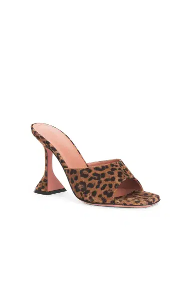 Amina Muaddi Lupita 95 Suede Slipper Mule | Thumbnail 2 Amina Muaddi Lupita 95 Suede Slipper Mule | Thumbnail 2