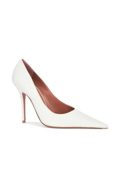 Amina Muaddi Barbara Nappa 105 Pump | Thumbnail 2 Amina Muaddi Barbara Nappa 105 Pump | Thumbnail 2
