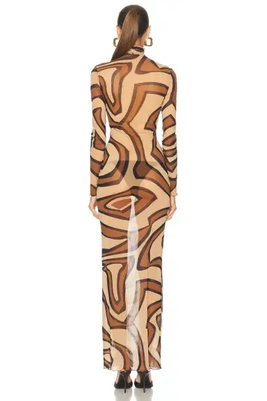 PUCCI Long Sleeve Dress | Thumbnail 4 PUCCI Long Sleeve Dress | Thumbnail 4
