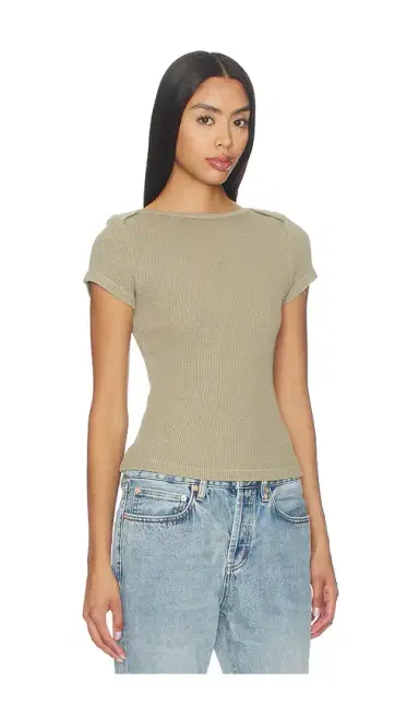 Citizens of Humanity Baby Waffle Tee | Thumbnail 2 Citizens of Humanity Baby Waffle Tee | Thumbnail 2