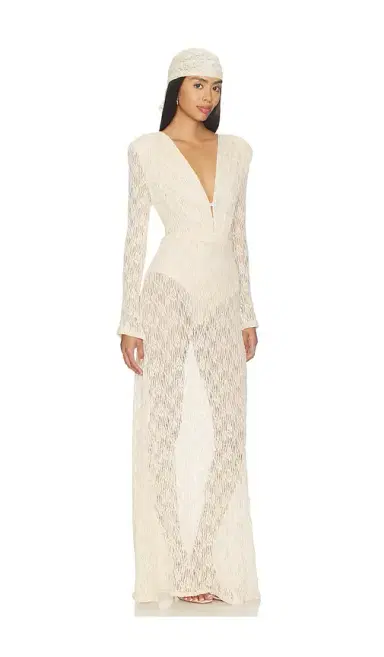 AWAVE Studio Long Sleeve Lace Maxi Dress | Thumbnail 2 AWAVE Studio Long Sleeve Lace Maxi Dress | Thumbnail 2