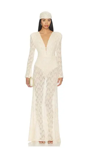 AWAVE Studio Long Sleeve Lace Maxi Dress | Thumbnail 1 AWAVE Studio Long Sleeve Lace Maxi Dress | Thumbnail 1