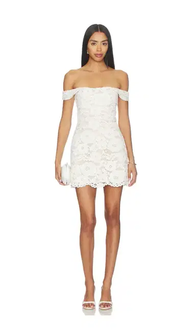 SAU LEE Daphne Lace Dress | Thumbnail 1 SAU LEE Daphne Lace Dress | Thumbnail 1