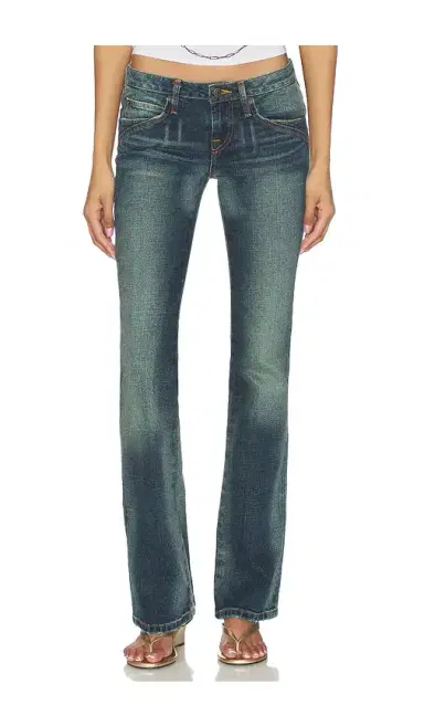 MIAOU Low Rise Flare Jeans | Thumbnail 1 MIAOU Low Rise Flare Jeans | Thumbnail 1