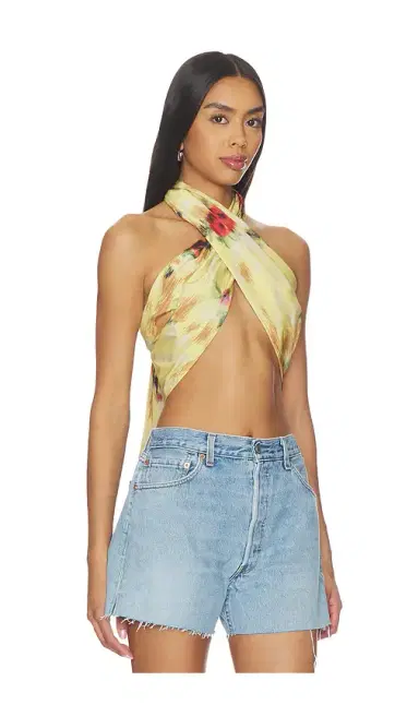 Ganni Printed Wrap Scarf | Thumbnail 2 Ganni Printed Wrap Scarf | Thumbnail 2