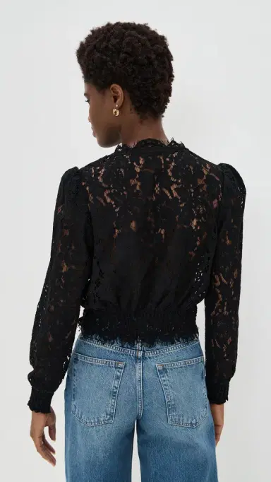 Generation Love Kairi Lace Wrap Blouse | Thumbnail 3 Generation Love Kairi Lace Wrap Blouse | Thumbnail 3