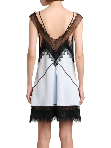 Tom Ford Women's Lace-Trim Mixed-Media Minidress | Thumbnail 5 Tom Ford Women's Lace-Trim Mixed-Media Minidress | Thumbnail 5