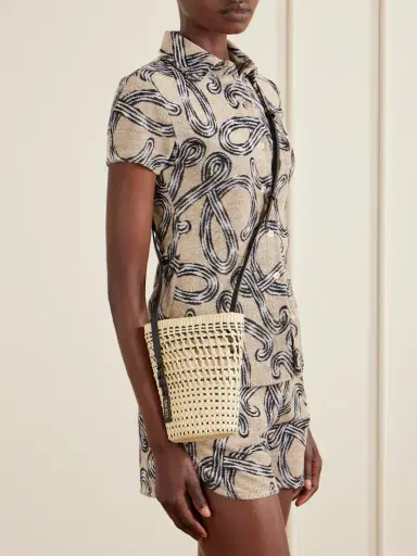 Loewe + Paula's Ibiza Braid Leather-trimmed Raffia Shoulder Bag | Thumbnail 8 Loewe + Paula's Ibiza Braid Leather-trimmed Raffia Shoulder Bag | Thumbnail 8