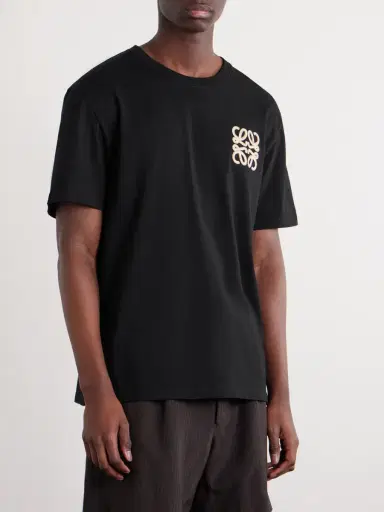 Loewe Paula's Ibiza Logo-Embroidered Cotton T-Shirt - Men | Thumbnail 3 Loewe Paula's Ibiza Logo-Embroidered Cotton T-Shirt - Men | Thumbnail 3