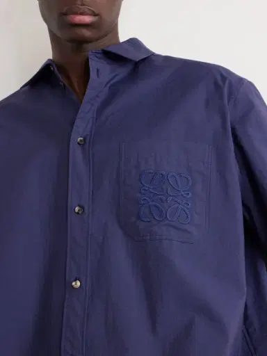 Loewe Paula's Ibiza Logo-Embroidered Cotton-Blend Shirt - Men | Thumbnail 5 Loewe Paula's Ibiza Logo-Embroidered Cotton-Blend Shirt - Men | Thumbnail 5