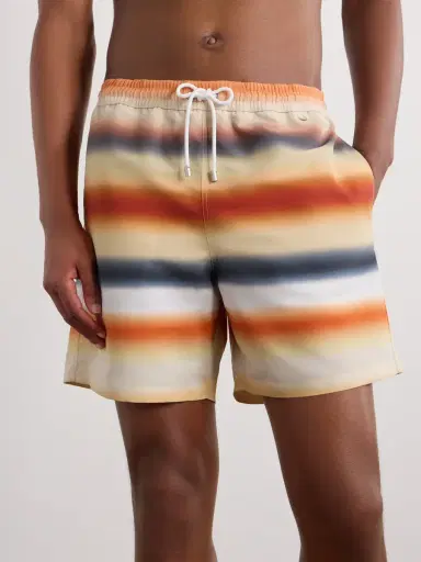 Loewe Paula's Ibiza Straight-Leg Mid-Length Striped Swim Shorts - Men | Thumbnail 2 Loewe Paula's Ibiza Straight-Leg Mid-Length Striped Swim Shorts - Men | Thumbnail 2